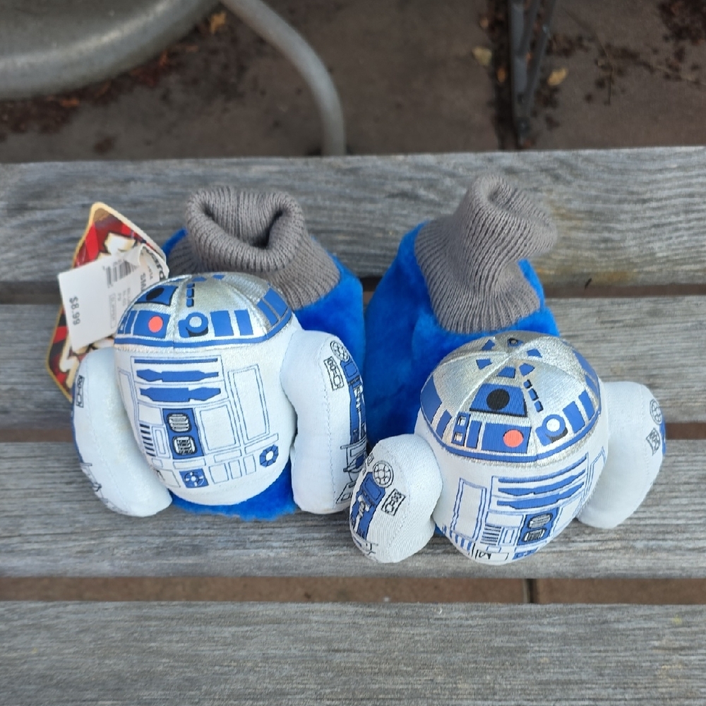 Star Wars Blue R2-D2 Baby Slippers
